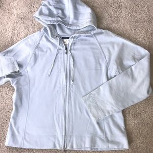 J Crew Lt Blue Hoodie